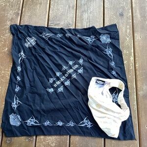 Y2K Harley Davidson Head Band Bandanna & Head Biker Scarf Bundle Of 2